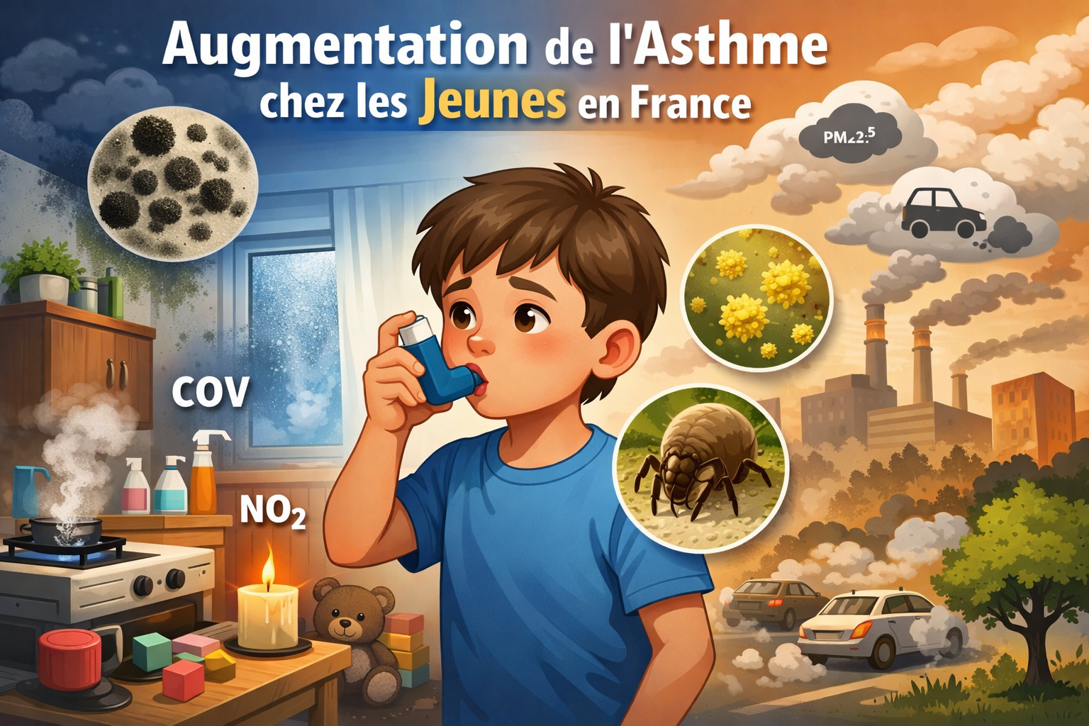 Asthme chez les jeunes en France : une augmentation préoccupante et de ...