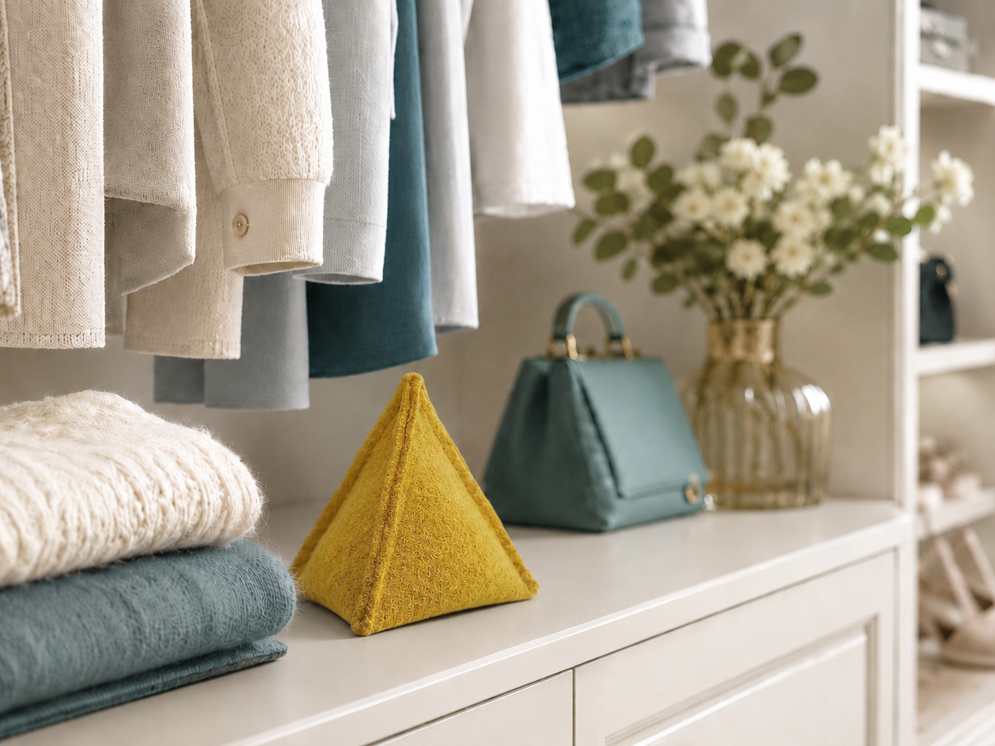 Purificateur d'air pyramide petite surface : bureau, dressing