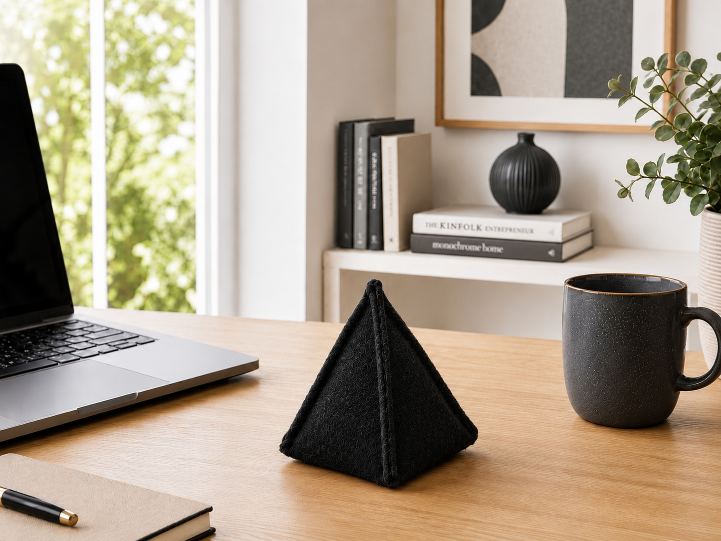 Purificateur d'air pyramide petite surface : bureau, dressing